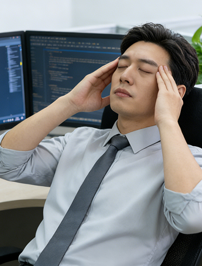 核心人群：高压职场人、脑力劳动者